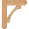 Ekena Millwork Legacy Craftsman Smooth Bracket w/ Offset Brace, Western Red Cedar, 7 1/2"W x 28"D x 32"H BKT0806X28X32LEC04SWR - alternate 2